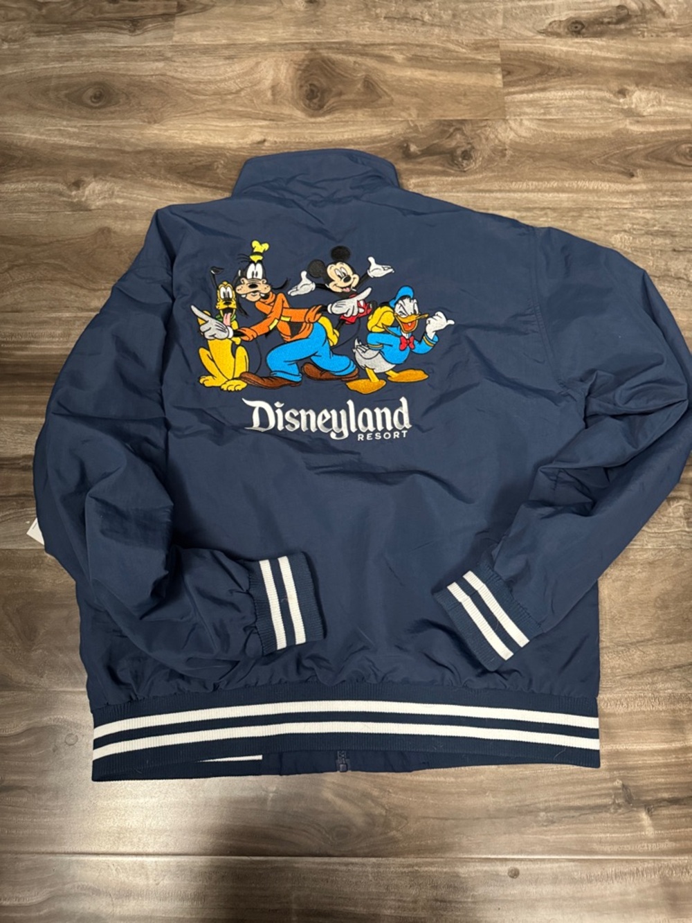 Navy Mickey Mouse Zip-Front Bomber Jacket - Picture 4 of 5